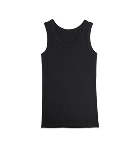 Débardeur côtelé sans manches en coton tricoté ajusté de haute qualité pour homme – Idéal pour la course, le sport, la gym et le fitness - Product Image 3