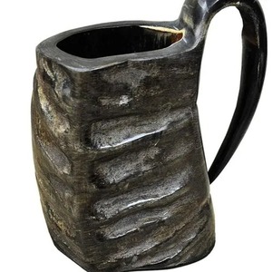 Jarra de Cerveza de Cuerno de Búfalo Desechable, Ecológica y Hecha a Mano, Regalo Sostenible para Fiestas Vikingas - Product Image 3