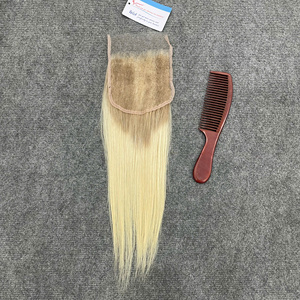 ผมตรงเวียดนามแบบปิดหนังศีรษะ สีออมเบรบลอนด์ ผมแท้บริสุทธิ์ ขายส่ง - Product Image 6