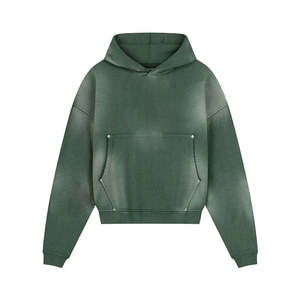 เสื้อฮู้ดดี้ผู้ชายสีดำแบบมีซิปประดับคริสตัล  รักษ์โลก  ลำลอง  ใส่ได้ในฤดูหนาว  ทรงปกติ  โลโก้ด้านหน้า - Product Image 4