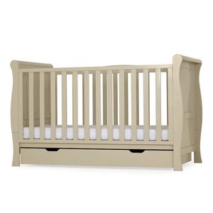 Lit cododo bébé en bois massif avec roulettes et rangement, montage facile, mobilier de chambre d'enfant 2102432 - Product Image 2