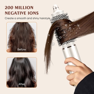Sèche-cheveux ionique professionnel <span class=keywords><strong>5</strong></span>-<span class=keywords><strong>en</strong></span>-<span class=keywords><strong>1</strong></span> avec peigne soufflant chaud, brosse coiffante électrique et ensemble multi-<span class=keywords><strong>styler</strong></span> - Product Image 3