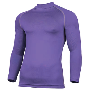 Camiseta Deportiva de Secado Rápido para Hombre, con Protección Solar UPF50+, Transpirable, Cuello en V, para Gimnasio y Ejercicio, con Logotipo Frontal - Product Image 2
