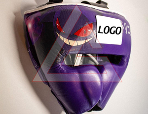 Conjunto de equipo de boxeo de cuero duradero personalizado al por mayor con estampado Genger: guantes, protector de cabeza y protector de ingle para entrenamiento de boxeo - Product Image 6