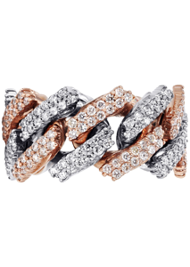 D'VINS JEWELS Unisex Luxury Costume Hip Hop <b>Ring</b> Full Diamond Lab Grown <b>Ice</b> VVS 14K Solid Gold Brilliant Cut Everyday Wear IGI - Product Image 4