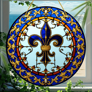 Atrapasueños de Acrílico Transparente HD con Diseño de Pétalos Azul Rey CIFbuy, Decoración Colgante para el Hogar, Decoración de Cristal - Product Image 1