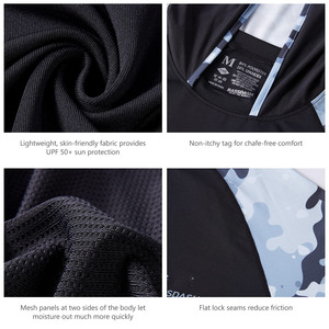 เสื้อฮู้ดดี้ตกปลาแขนยาวป้องกันแสงแดด UPF 50+ พร้อมหน้ากาก  ทันสมัย เรียบลื่น แห้งเร็ว - Product Image 5