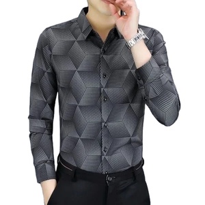 High Quality Spandex/Cotton Custom Print Logo Vintage XL Customizable Satin Print Breathable Eco-Friendly Knitted Casual V-<b>neck</b> - Product Image 1
