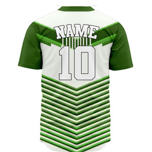 Maillot de baseball personnalisé OEM, couleur personnalisée, polyester, boutonné, avec broderie ou sublimation - Product Image 6