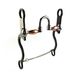 Brida de Corrección de Acero Inoxidable Antigua con Barras Rodantes, Brida Tradicional para Entrenamiento de Caballos, Aperos Ecuestres Vintage Mejorados - Product Image 1