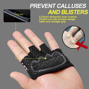 Guantes de gimnasio de calidad premium con ajuste a los dedos, tela transpirable y que absorbe la humedad para un ajuste cómodo durante los entrenamientos al aire libre. - Product Image 2