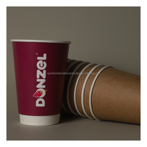 Custom Printed Double Wall Paper Cups 10oz 300ml Capacity For Hot Drinks With Logo Design Disposable Food Grade Custom Printing - Product Image 2
