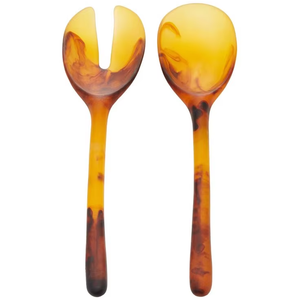 Ensemble de Cuillères à Salade 100% Résine Écologique Moderne Multifonctionnel, Compatible Lave-Vaisselle, Idéal Maison, Hôtel, Mariage, Inclut des Cuillères à Glace - Product Image 1