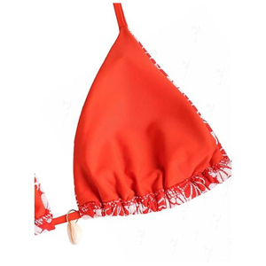 <b>Women</b> Swimming Wear <b>Bikini</b> Set Custom Made Ladies <b>High</b> Quality Latest Designs Solid Design Swim Suits <b>High</b>-<b>Waisted</b> with 4 Way - Product Image 3