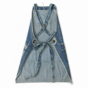 Wholesale Barber Leather <b>Aprons</b> for Men Women Hair Stylist Salon <b>Apron</b> with Multiple Leather Pockets - Product Image 2