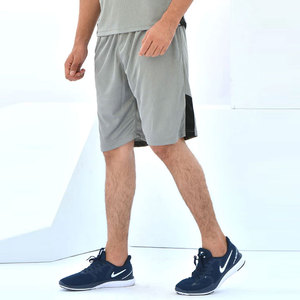 Shorts de sport pour homme à séchage rapide, en tissu non tissé 100% polyester peigné, taille mi-haute, respirant, élastique, avec poches pour la course et l'entraînement - Product Image 3