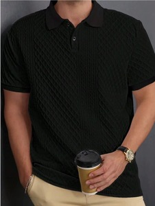 Camisa Polo de Hombre con Botones, Color Sólido, Diseño Personalizado con Logotipo Bordado e Impreso, Fabricación OEM - Product Image 5