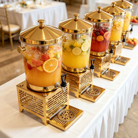 Distributeurs de jus pour fêtes de mariage, distributeur d'eau froide, machine à boissons et jus pour restaurant, buffet, barbecue avec robinet