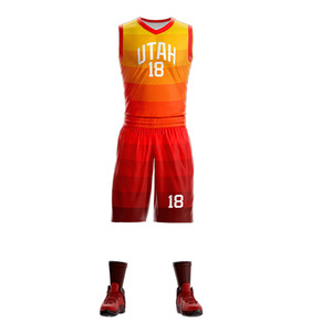 Tenue de sport pour hommes avec logo personnalisé, uniforme de basket-ball OEM, uniforme de basket-ball personnalisé avec logo - Product Image 6