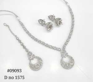 Bijoux Mehendi sert 09093, collier Polki Kundan, bijoux aspect émeraude, bijoux de mariée pakistanais pour mariage, fête, femmes. - Product Image 6