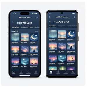 Aplicación de Música para Meditación RoyalCraft – Sonidos Relajantes, Música para Dormir, Calma Mental y Alivio del Estrés IOS/Android/Linux/Mac - Product Image 2