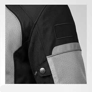 Premium Selling Mesh Fabric Panel Long Sleeve polyester Nylon <b>Racer</b> <b>Jackets</b> Zip Up Closure Auto Racing Velocity Rider <b>Jacket</b> Men - Product Image 6