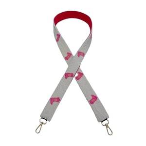 CRYSTAL CRAFT Handcrafted West Virginia Beaded Purse Strap Unique Mountaineer Spirit Accessory for Shoulder & Crossbody Bags - Product Image 1