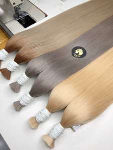 Raw Cuticle Fits Hair, 10A 12A Layers of Human Hair Bulk Suppliers, Vietnamese Unprocessed Bulk Extensions Wholesale - Product Image 4