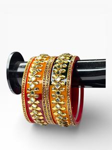 Juego de Brazaletes Acrílicos Premium Más Vendidos, con Borde de Perlas, Chapados en Oro, Modernos, para Bodas, Uso Festivo, Precio al por Mayor - Product Image 2