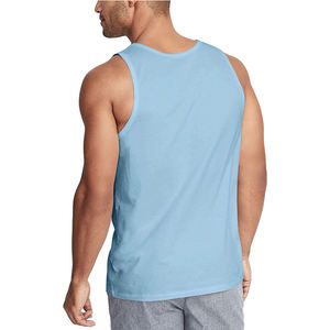 Débardeur d'été pour hommes de haute qualité, vente en gros, qualité supérieure, 100% coton, personnalisable et respirant, tricoté, tendance, décontracté - Product Image 2