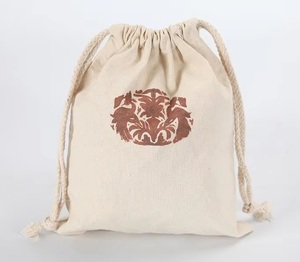 ถุงหูรูดขนาดเล็กกระเป๋าขนาดเล็กถุงบรรจุขนมผ้าฝ้ายธรรมดา - Product Image 6