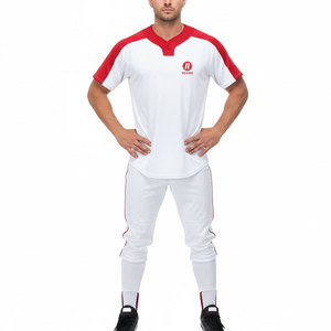 Uniforme de baseball respirant sur mesure pour hommes, 100% polyester, vêtements de sport d'équipe professionnels, logo personnalisé de haute qualité, meilleur choix - Product Image 1