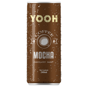 ยูฮ 240 มล. พรีเมี่ยมสลิมแคน กาแฟมอคค่าพร้อมดื่ม รสหวานครีมมี่ ช็อกโกแลต น้ำตาล กาแฟเมล็ดแท้ 100% อายุการเก็บรักษา 18 เดือน - Product Image 1