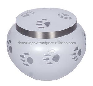 Urne funéraire classique en métal de style américain pour cendres pour honorer les souvenirs Urne commémorative avec design poli au prix de gros - Product Image 3