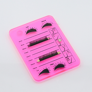 Plateau rectangulaire en acrylique durable et léger pour la formation professionnelle en extension de cils et les kits d'étudiant - Product Image 6