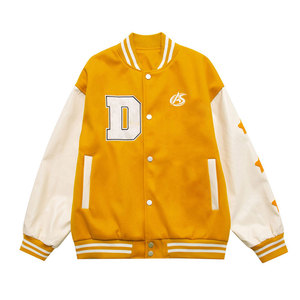 Servicio OEM, Chaqueta Letterman de Invierno de Nuevo Estilo, Chaqueta Letterman de Color Sólido de Alta Calidad en Venta - Product Image 1