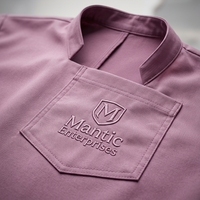 Tenues d'infirmière personnalisées en coton de haute qualité avec détection d'aiguilles, uniformes médicaux d'hôpital unisexes pour femmes à manches régulières