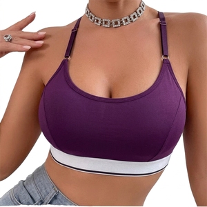 Sujetador Deportivo con Cuello Redondo para Mujer, Acolchado, Soporte Medio, para Gimnasio, Yoga, Ejercicio, Fitness, Ropa Deportiva Personalizada con Etiqueta Privada - Product Image 2