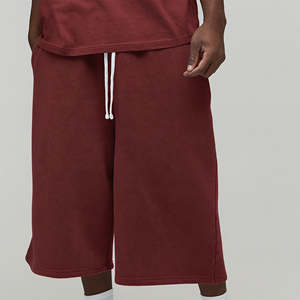 Heavyweight 250GSM Polyester/Cotton Eco-Friendly Breathable Canvas Quick Dry Custom Silk Screen Printed Logo Plain shorts - Product Image 5