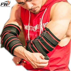 Bandes de genou OEM avec élasticité confortable et ajustement sécurisé pour l'entraînement quotidien, bandes de genou longues avec fermeture à crochet - Product Image 2