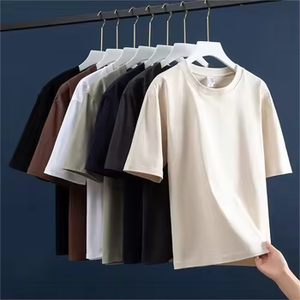 Camisetas de Verano de Manga Corta al por Mayor para Hombre, Cuello Redondo, Tejido de Punto con Pedrería, Alta Calidad, OEM - Product Image 3