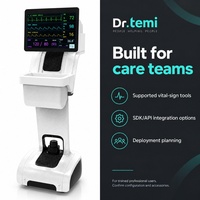 Robot de télésurveillance médicale Dr.temi avec outils de surveillance des signes vitaux pour les équipes cliniques professionnelles et intégration API SDK