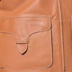 แจ็คเก็ตหนังแท้คุณภาพดีที่สุดสำหรับผู้ชาย รุ่นยอดนิยม คุณภาพเยี่ยม ระบายอากาศได้ดี  แจ็คเก็ตหนังผู้ชายแบบสั่งทำพิเศษ - Product Image 6