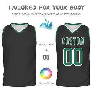 Maillot de basket-ball pour homme imprimé en couleur personnalisée - 100% polyester, coupe ajustée, respirant, vêtements de sport avec un design tendance - Product Image 3