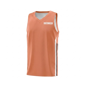 Wholesale Custom Basketball Jersey Sleeveless Sports jersey vneck <b>Athletic</b> Team Uniform jersey lightweight adult sport apparel - Product Image 1