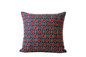 Funda de Cojín Decorativa para el Hogar y Hoteles, Hecha a Mano en India con Estampado Floral, 100% Algodón, 200 Hilos, 45*45cm, Cierre Invisible - Product Image 2