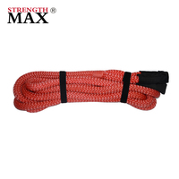 JINLI Corde de récupération cinétique double tressée 100% Nylon66, corde de remorquage tout-terrain robuste pour 4x4 Jeep Truck