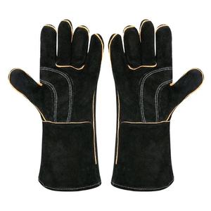 Guantes de Seguridad Estériles de Polietileno Resistentes al Fuego y al Calor, Texturizados, con Puño de Seguridad Completo, Antideslizantes, Sin Látex, Sin Silicona, 11 oz - Product Image 1