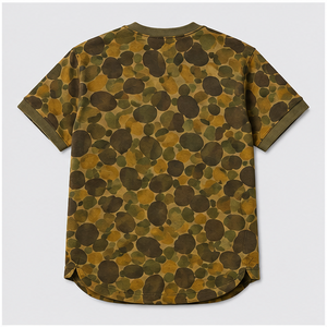 T-shirt à manches courtes pour homme avec imprimé camouflage personnalisé motif tige de graine de moutarde MTS-CAMO-0034 - Product Image 2