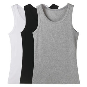 Best Quality Custom Men's Tank <b>Top</b> for Fitness Gym Use Eco-Friendly Quick Dry PolyesterCotton Blend Fashionable Summer Sport - Product Image 3